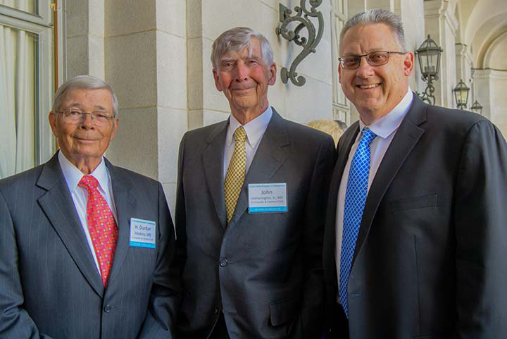 Grf Co-Founders Dr. Hoskins And Dr. Hetherington, With Grf Board Chair Dr. Andrew Iwach