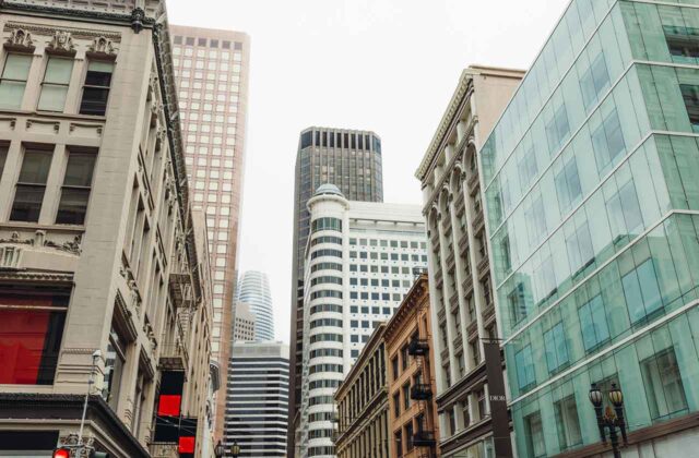 Photo Of Post Street Buildings In San Francisco