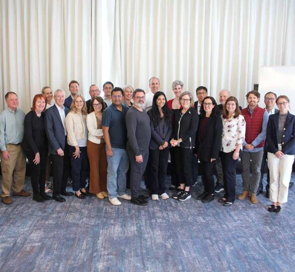 Researchers pose for a photo at Catalyst Meeting in Boston