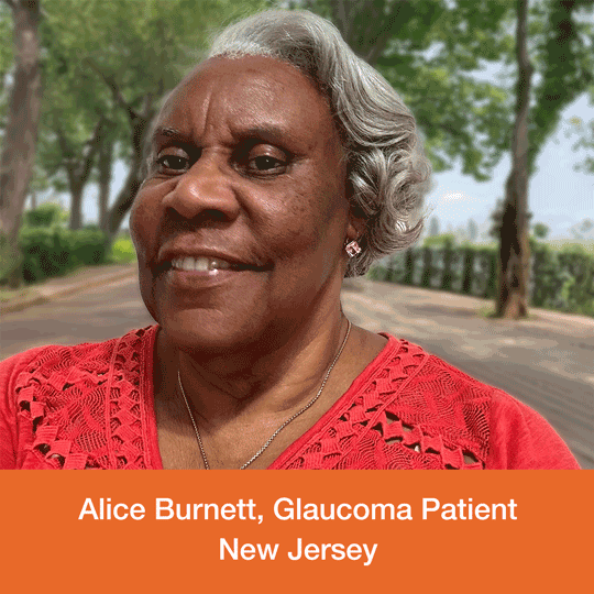 Alice Glaucoma Patient