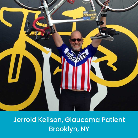 Jerrold Holding Up His Bicycle