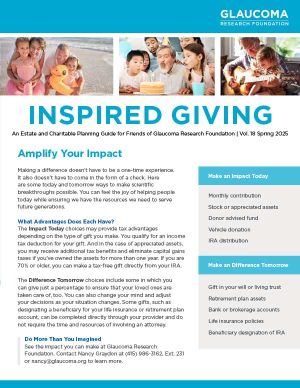 Inspired Giving newsletter cover image