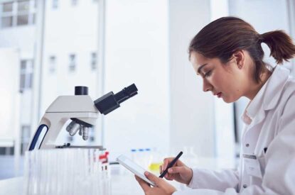 Woman Researcher In Laboratory