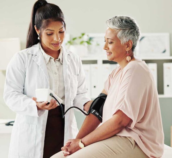 Testing blood pressure